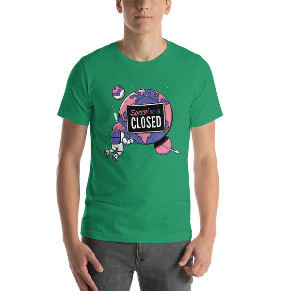 The Earth is Closed - Men's T-Shirt - The Jimmy Guapo Collection