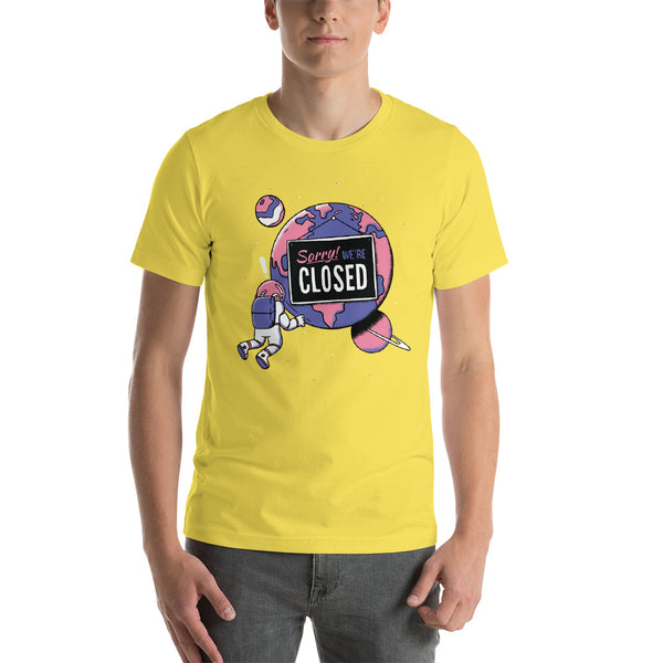 The Earth is Closed - Men's T-Shirt - The Jimmy Guapo Collection